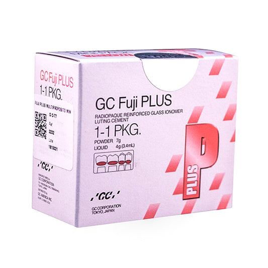 FUJI PLUS 1:1 AMERICA MINI. POLVO 7G/LIQ3.4ML  CEMENTO DE FIJACION DE IONOMERO DE VIDRIO REFORZADO CON RESINA